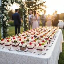 30/60pcs Dessert Cups, 150ml Sundae Cups, Fruit Pudding Cups, Mousse Cups, Ice Cream Cups, For Catering, Events And Home Parties - - - View 8