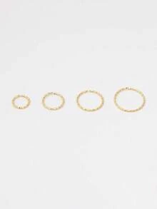 S925 Sterling Silver Gold Plated Hoop Nose Ring, Delicate Jewelry Gift For Daily Wear And Party - Single Nose Ring - View 4