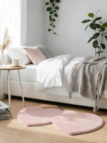1 pièce Tapis de décoration en forme de cœur rose, Cœur, Cadeau de la Saint-Valentin, Décoration de la Saint-Valentin, Décoration de chambre à coucher avec 3 cœurs roses, Petit tapis, Tapis, Décoration de la maison, Tapis de salon, Petit tapis de salon, Tapis de chambre à coucher, Décoration de salon, Tapis d'extérieur, Tapis lavable - Rose bonbon - Voir 4
