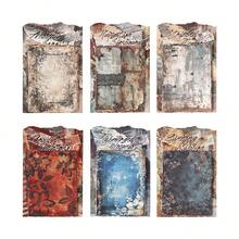 10 tờ/gói Giấy giả cổ, giấy chất liệu mộc mạc dùng để trang trí, viết, làm phong cảnh, chuẩn bị cho năm học mới. - A - Xem 9