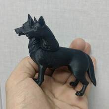 Nouvelle décoration de chien à 3 têtes pour Halloween, sculpture gothique de Noël, décoration de maison, décoration de nain de jardin pour la pelouse, décoration de table, statue mystique, décoration de chambre, décoration de maison, 3 têtes symbolisant la prospérité et la force - 1PC - Voir 8