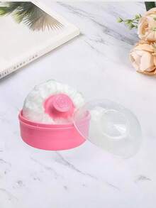 2pcs/1pc Velvet Powder Puff, Powder Puff Box, Salon Hair Cleansing Powder Puff, Talcum Powder Puff Box,Giveaways,Travel,Cheap Stuff,Travel Essential - Multicolor - View 10