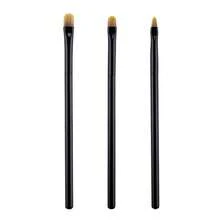 3PCS Flat Concealer Brush Black High-Grade Synthetic Makeup Brush Eye Bags, Travel Foundation Makeup Brush Set, Mixed Brush That Accurately Covers The Facial Contour Of Dark Circles. - Multicolor - View 7