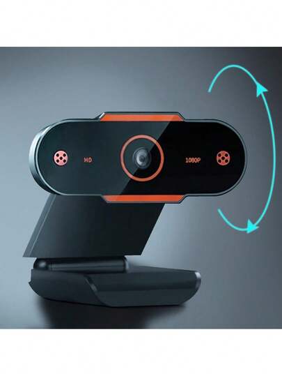 Cámara web - Cámara web con enfoque automático, mini cámara web ajustable | Cable de extensión USB Cámara web HD para computadoras portátiles, transmisión en vivo, computadoras, con micrófono y altavoz, adecuada para reuniones de Zoom, computadoras de escritorio, etc.