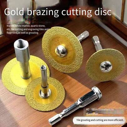 Heavy-Duty Diamond Grinding Discs, Suitable For Tiles, Glass, Ceramics, Marble, Jade - Compatible With Grinders, Angle Grinders, Polishers, Grinding Wheels, Durable Structure, High Density Diamond