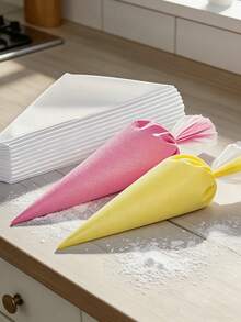 Bolsas desechables para decorar pasteles, herramientas de repostería adecuadas para crema, galletas, pasteles, suministros para bodas, decoración del hogar, utensilios de cocina - Multicolor - Ver 3