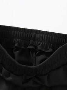 Baby's Short-Sleeved Shirt And Shorts Set, 2-Piece, Disney Toy Story Characters Group Photo Pattern Printed, White Upper Garment. Cute, Comfortable, Breathable, And Skin-Friendly For Children. Summer T-Shirt As A Base Layer For Pullover Shirts, Sportswear And Sports Suits,Ropa De Bebe Recien Nacido - 黑色 - 查看 5