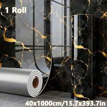 Brodark 1 Cuộn Giấy Dán Tường Tự Dính 40*300/1000cm, Giấy Dán Tường Vân Đá Cẩm Thạch Cao Cấp, Bóng Mịn, Có Thể Tháo Rời - Chống Thấm Nước, Chống Ẩm, Dễ Bóc Và Dán, Thích Hợp Cho Việc Cải Tạo Nhà Cửa, Nhà Bếp, Phòng Tắm, Tường Điểm Nhấn, Văn Phòng, Trang Trí Cửa Hàng, Không Để Lại Dư Lượng, Cạnh Liền Mạch Chính Xác, Giấy Dán Tường Chống Thấm Nước Cho Phòng Tắm, Dễ Lắp Đặt, Vật Liệu Trang Trí Nhà Cửa - 1 cái - Xem 18