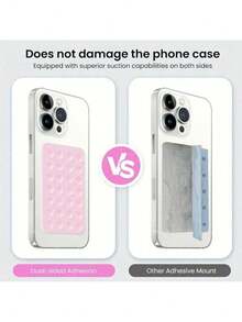 1 Piece 28-Piece Silicone Suction Cup Phone Holder - For Selfies And Videos, Strong Grip, Compatible With IPhone And Android - Sticky Silicone Holder, Suitable For Makeup Use, Ideal Video Recording And Photography Tool - 彩色 - 查看 2