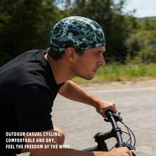 Fabulous Be Xtreme MZ-C14(01-10) 迷彩透气速干骑行帽 - 彩色 - 查看 4