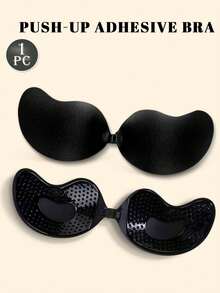 2/1 pieza Sujetador adhesivo invisible sin tirantes: Pétalos de silicona sexy para el pecho, adecuado para vestidos de camiseta, vestidos de novia. Realza el escote y proporciona una apariencia de busto talla grande lleno. Pegatinas de sujetador de taza de mango invisible - Multicolor - Ver 29