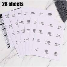 144pcs, Gifts For New Home, Minimalist Style, Kitchen Season Bottle Or Jar Lables, Waterproof Removable, Pantry Kitchen Ware Stickers - White - View 7