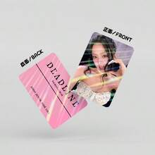 30张BLCK PINK专辑《DEADLINE》全息卡片，Lomo卡片，专为BLINK制作的收藏品，捕捉了四位女孩的温馨瞬间 - 彩色 - 查看 6