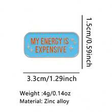 "Don't Look Back You're Not Going That Way"Enamel Pin Lapel Pins Badges On Backpack Women's Brooch Clothes Gift Jewelry Fashion Accessories - Multicolor - View 3