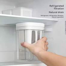 1100ml Thick Yogurt Maker With Mesh Basket, DIY Yogurt, Soy Milk, Juice, Coffee Yogurt Making Tool - White - View 5