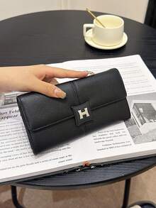 2026 橙色长款钱包：优雅的 PU 皮革长款钱包，配有 H 型搭扣，适合办公和旅行，大容量 PU 皮革钱包，适合作为送给妈妈和老师的礼物，时尚的橙色 PU 皮革钱包：多卡位设计，适合工作场所和日常使用，新款 H 型搭扣长款手拿包：耐用的 PU 皮革，是工作、旅行和节日礼物的理想之选，灵感源自奢侈品牌长款钱包：H 型搭扣设计，适合办公、旅行和特殊场合。 - 多色 - 查看 9