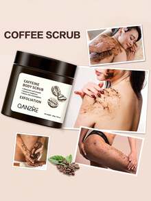 Coffee Scrub Body Exfoliator, Gentle Exfoliating Body Scrub, Mild Sea Salt Body Scrub, Body Exfoliating Salt - Coffee - View 3