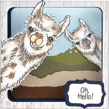 Animales que te observan - Troqueles de corte de metal, juego de sellos de goma transparente para manualidades de scrapbooking, estampado, troquelado, tarjetas de regalo, decoración del hogar y artesanía de papel - A - Ver 6