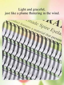 12 Rows 0.07 C D NAGARAKU Premade Narrow Spire Eyelash Anime Effect Soft Plume Fluttering Eyelash Extensions Comic Makeup False Eyelashes - View 4