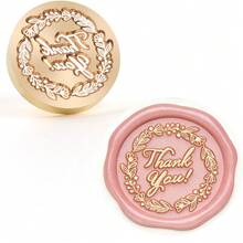 BAOFALI 1pc English Blessing Wax Seal Stamp Head, Includes Patterns Like "Blessing", "Happiness", "Thank You", "Happy Birthday", "Love", Suitable For Wedding Invitations, Gift Packaging, Etc. - Single Piece - View 22