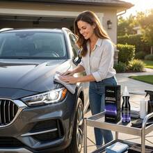 车灯清洁液，汽车大灯镜片清洁增亮液，去除泛黄并恢复透明度 - 固體 - 查看 1