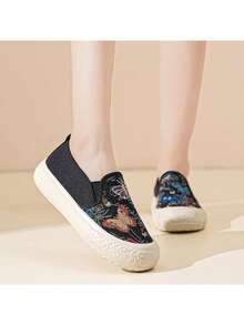 Zapatos planos de moda casual para mujer, con suela de poliuretano, cómodos y con un tacto agradable en los pies, con un estilo elegante y popular - Negro - Ver 10