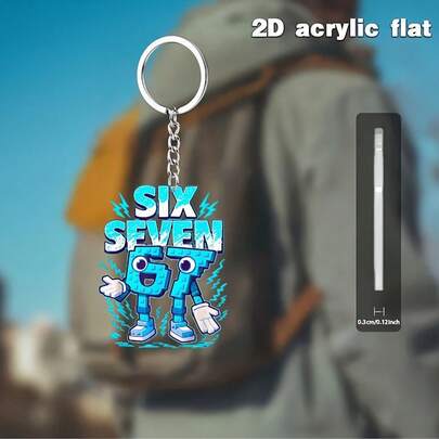 10 chiếc mặt dây chuyền chữ số và số 6 phẳng 2D bằng acrylic, món quà dành cho bạn bè, đồ nhét tất Giáng sinh độc đáo và thiết thực, mặt dây chuyền trang trí ba lô thời trang, thích hợp làm quà tặng và trang trí ngày lễ, phù hợp với ba lô, ví.