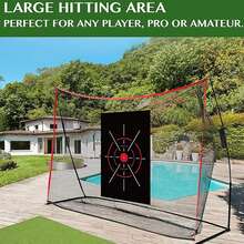 Thick & Durable Golf Practice Target Cloth, Outdoor Backyard Swing & Hitting Pad. High-Density Canvas Material, Tear-Resistant, Waterproof, Anti-UV, Long-Lasting. Precise Target Design For Accurate Aiming, Helps Improve Swing Posture. Foldable, Easy To Carry & Store, Simple Installation, Compatible With Various Golf Training Nets. - Multicolor - View 8