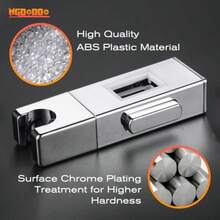 Mgoodoo Shower Head Slider Holder For Rectangular Slider BarWall Mount Fixed Bracket 30x18mm Adjustable Bathroom Handheld Shower Spray Headdll - Silver - View 3