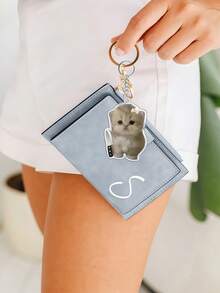 1 pieza Llavero de gato de acrílico orgánico, llavero de gato lindo, colgante de animal de acrílico orgánico, accesorio pequeño, dije para bolso, llavero de coche, cordón para llaves, llavero, accesorios para llavero, llavero, llavero de pareja, llavero de hombre, llavero de mujer, regalo de cumpleaños, regalo para amigo, regalo de vacaciones, recuerdo de evento, obsequio de fiesta para madre, padre, graduación y maestro - Multicolor - Ver 4