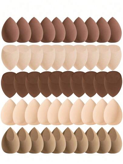 30 szt./2 szt. gąbek do makijażu, wielofunkcyjny puszek do makijażu, narzędzia do makijażu, puszek z poduszką powietrzną, pędzel do różu, gąbki do makijażu na sucho i na mokro, wielokolorowe gąbki do makijażu do blendowania podkładu, bezlateksowy, hipoalergiczny, dwufunkcyjny puszek odpowiedni do wszystkich rodzajów skóry