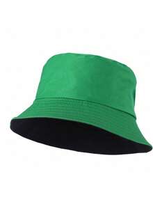 1 chiếc Mũ chống nắng đơn sắc có thể gấp lại được dành cho nam, thích hợp để đội hàng ngày - trắng - Xem 11