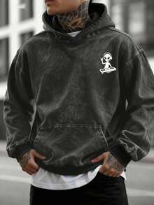 Sudaderas para hombres - Negro - Ver 1