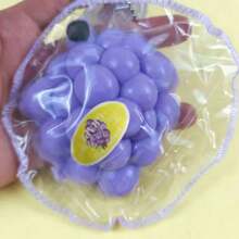 Premium Stitched Grape Squeeze Toy Features A Vivid And Unique Simulated Fruit Design With Soft, Supple And Delicate Texture. Random Squeezing Helps Soothe Mood And Relieve Physical And Mental Stress. Exquisitely Crafted For Long-Term Use, It Boasts An Attractive And Timeless Appearance. It Can Serve As A Desktop Ornament Or Portable Accessory With Great Style, Perfect For Personal Relaxation And Delicate Holiday Gifts. - Multicolor - View 9