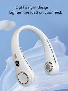 BREEZORA 可充电便携式颈挂风扇，数字显示静音迷你风扇，5档风速可调，舒适适用于办公室、宿舍、露营、海滩、运动、跑步等场合，男女皆宜，是度假、送礼、夏季降温、假日必备佳品。 - 掛脖式 - 查看 7