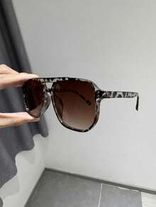 2pcs Men's Classic Retro Casual Fashion Glasses, Suitable For Daily Wear, Summer Vacation, Etc. - Multicolor - View 3