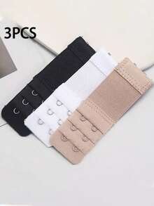 3/30pcs Bra Extender Hooks (Extended Version), Lingerie Accessories, Elastic, Adjustable, Bra Extender Clips, Bra Back Extender Hooks - Multicolor - View 8