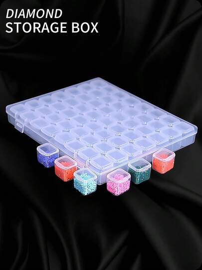1/2 件装钻石画钻石收纳盒，分类盒，钻石分隔盒，有 28 格和 56 格两种规格可选