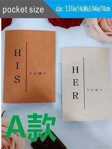 Sổ cưới hiện đại dành cho cô dâu - Sổ tay cưới của cô dâu và chú rể, Sổ cưới 28 trang, Kích thước: 14cm x 10cm, Phù hợp cho các cặp đôi mới cưới, Lời thề nguyện, Vật dụng cần thiết cho đám cưới - trắng - Xem 9