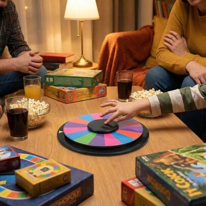 1pc Customized Game Spinner To Create Atmosphere, Premium Wine And Battle Wine Spinner, Drinking And Entertainment Prop, Home Entertainment Toy