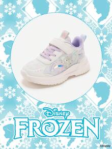 Disney Authorized Collaboration With Frozen | A Pair Of  Children's Sports Shoes, Including  Princess Sports Shoes, Anna Princess Sports Shoes, And Arendelle Princess Sports Shoes, Suitable For Daily Holiday Sports And Outdoor Wear. Comfortable, Slip Resistant, Wear-Resistant, And Breathable To The Soles Of The Feet (Children's Sports Shoes, Children's Shoes, Girls' Shoes, Girls' Shoes) - Mauve Purple - View 2