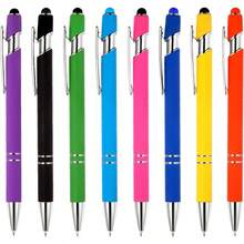 8 Pack Ballpoint Pen 2 - In - 1 Stylus Retractable Metal Stylus Pens Screens With Stylus Tip, 1.0 Mm Black Ink - 8 PACK - View 1