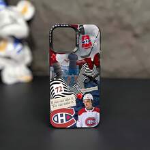 Xhekaj, Montreal Canadiens, red and blue. This stylish is compatible with Samsung, Apple, VIVO, OPPO, , Transsion, ,  and Honor. Made of TPU silicone, it offers shock and drop protection and a superior feel. It's an ideal gift for family, friends, and loved ones, and a perfect choice for valentines day and Year's gift. - Negro - Ver 2