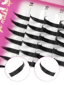 Hinarin 705pcs 4 Types Mixed D-Curl Cluster Lashes Large Capacity Mixed Bottom Lashes + Spiky Lashes + 40D/60D/80D/100D Fluffy Individual Lashes DIY Home Use Lash Extension Set For Volume And Length, Includes Makeup Tools - Black - View 5