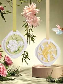 【犒劳自己，享受美好生活：深呼吸，焕发活力】1片装天然香氛蜡片，可持续使用180天，可用于衣柜和汽车。 - 查看 6