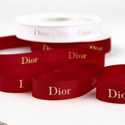 2cm-Wide Fashion Floral Print Ribbon, Premium Soft And Smooth Polyester Ribbon Luxury Designer Fashion Gift Wrapping Ribbon, Ribbon, Floral Packaging Ribbon Suitable For Floral Design, Bouquet Wrapping, Birthday Cake Decoration, Gift Box Packaging, DIY Crafts, Hair Accessory Making, Holiday Decorations, And Wedding Banquet Table Accents. Perfect For Valentine's Day, Mother's Day, New Year Celebrations, Weddings, Grand Openings, And Seasonal Decor.