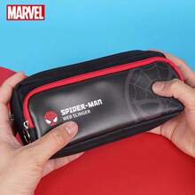 Marvel 1pc Spider Man Stationery Bag, Large Capacity  Hero Stationery Bag, Boys' Campus Supplies, Pencil Storage Bag. Birthday Party Souvenirs, Children's Day Gifts. - Multicolor - View 6