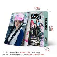 124张/92张 ILLIT 单曲专辑《NOT CUTE ANYMORE》小卡套装，包含 Lomo 卡、全息收藏卡、贴纸、双面高清小卡、书签 - NOT CUTE ANYMORE！ILLIT 成员小卡和贴纸全套收藏！ - 彩色 - 查看 3