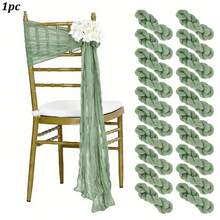 1pc 90cm X 180cm Boho Style Sheer Table Runner, Countryside Transparent Table Runner Suitable For Wedding Bride Party Banquet - Multicolor - View 11