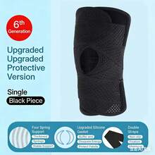 Băng bảo vệ đầu gối cải tiến của Nhật Bản - Đai nén đầu gối tăng cường, thế hệ thứ 4 hỗ trợ đầu gối với độ ổn định, thoáng khí và khả năng điều chỉnh, phù hợp với hầu hết các môn thể thao, cũng là món quà lý tưởng cho các dịp lễ hoặc sinh nhật. Hãy nhớ gập chân khi đeo. - Nhiều màu - Xem 16